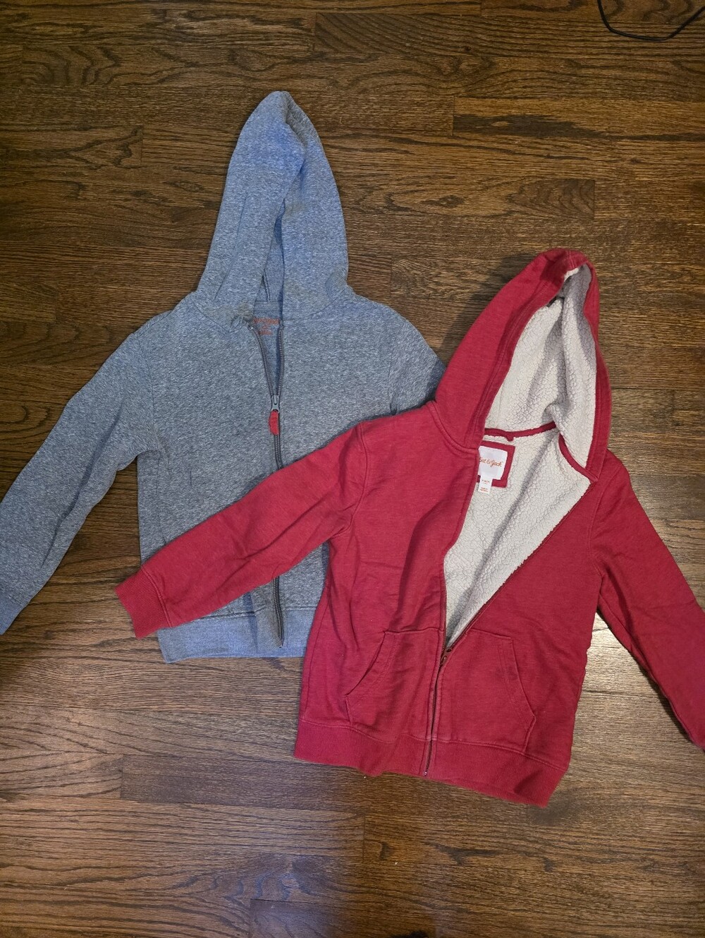 Cat & Jack Boys Zip Up Hoodies Small